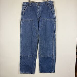 Carhartt Mens 38 x 32 Vintage US Union Made Double Panel B73DST Workwear Jeans
